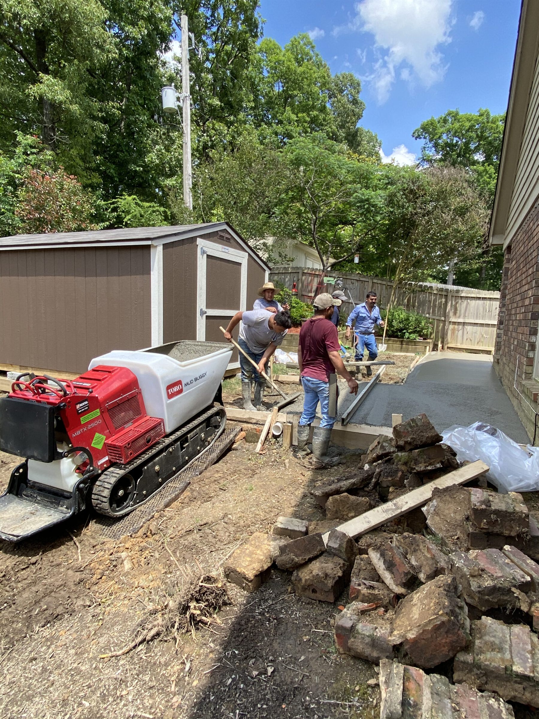 Angels construction crew remodeling a kitchen in a Los Angeles-area home